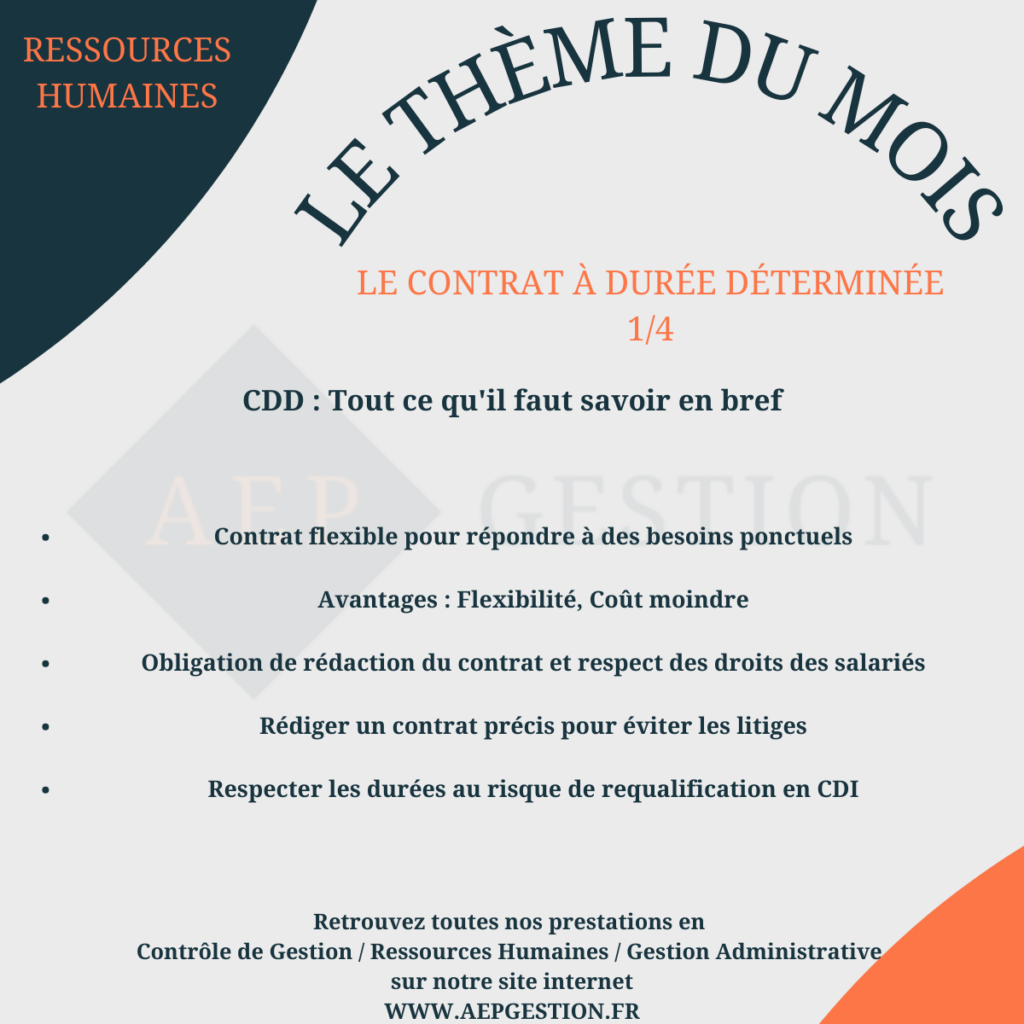 CDD :  tout savoir en bref