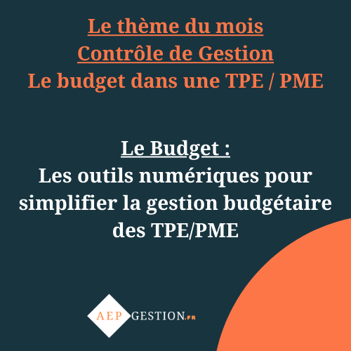 les outils numériques pour simplifier la gestion budgétaire des TPE / PME