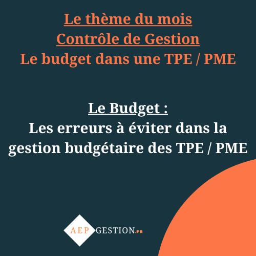 erreurs à éviter budget tpe pme